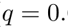 q = 0.
