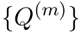 {Q(m)}