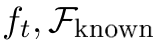 ft, Fknown